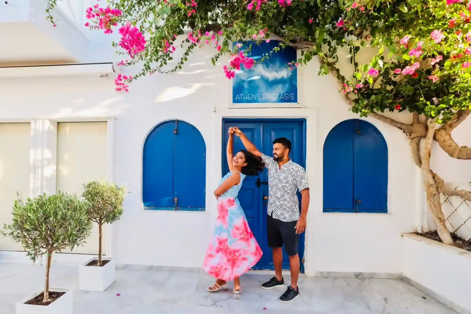santorini family photoshoot