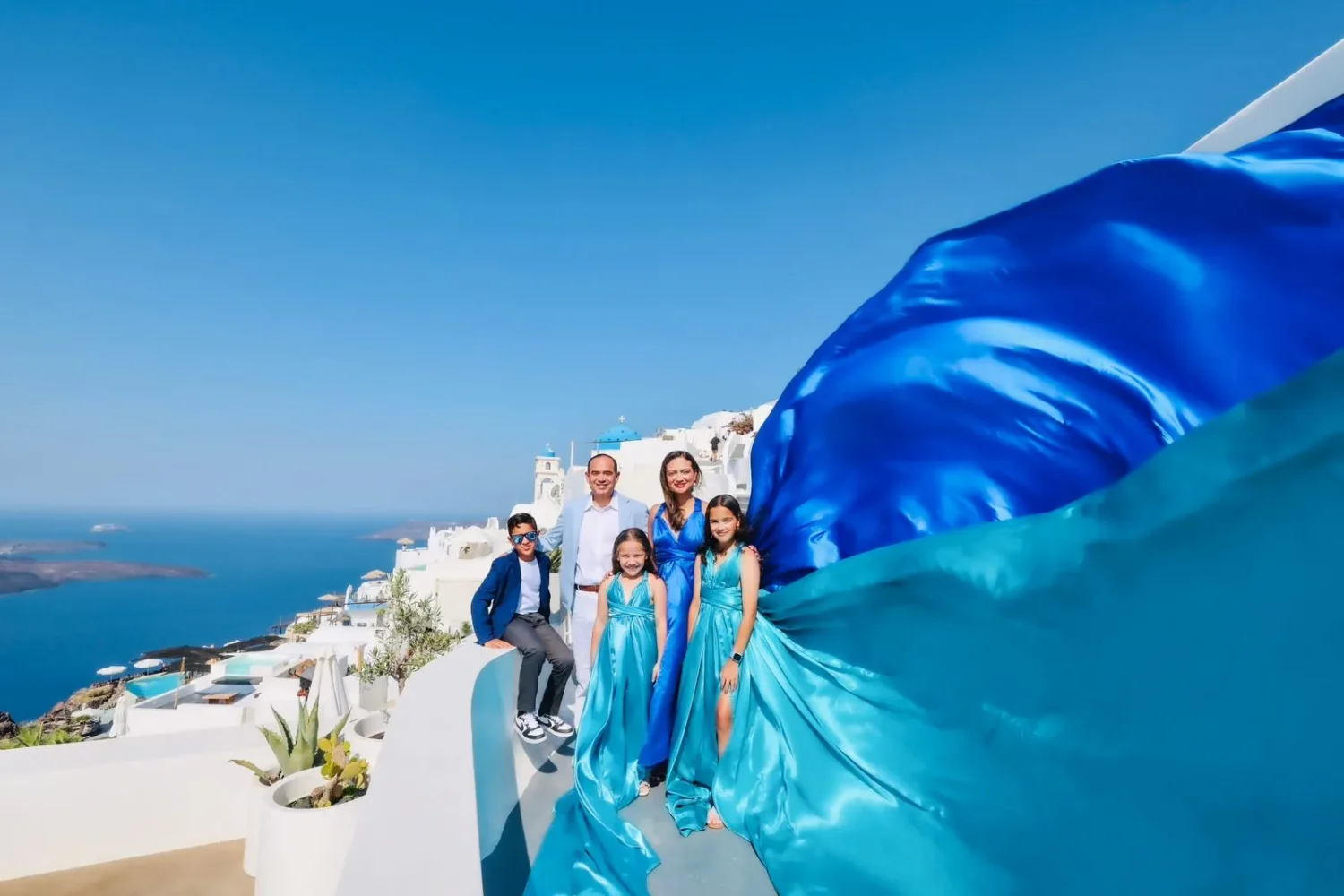 santorini family photoshoot