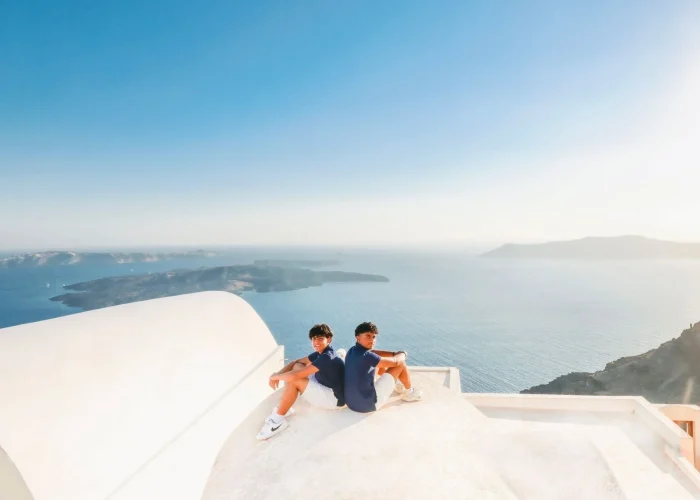 santorini family photoshoot