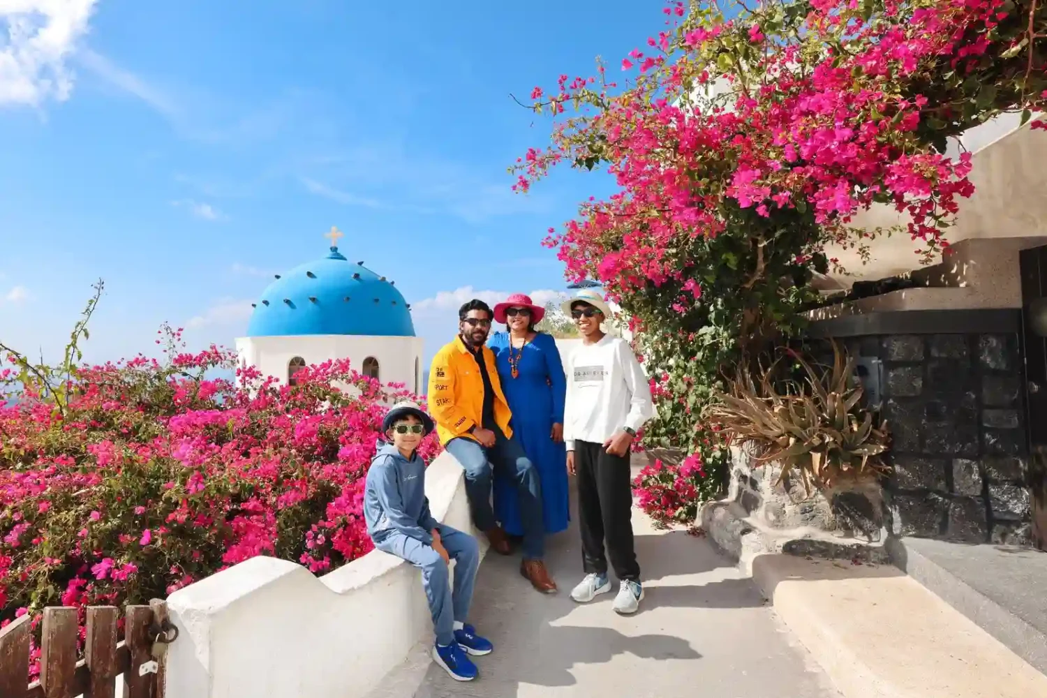santorini family photoshoot