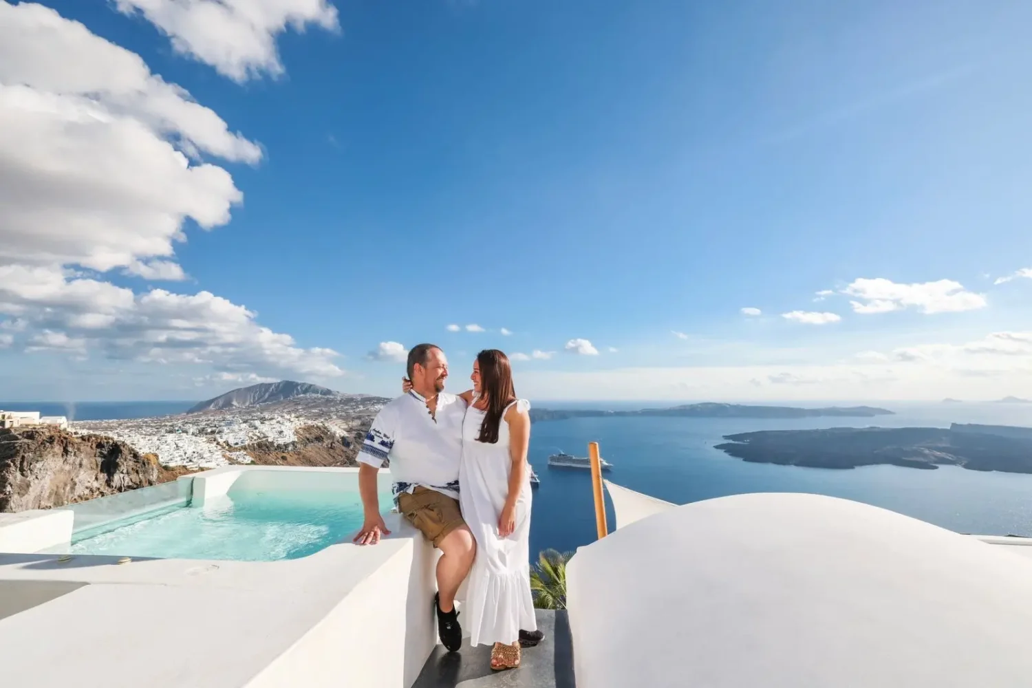 santorini family photoshoot