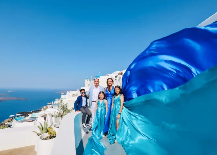 santorini family photoshoot