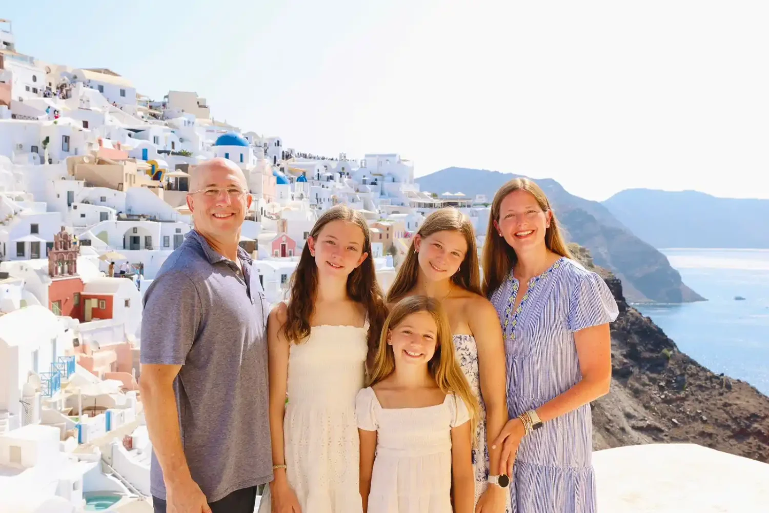 santorini family photoshoot